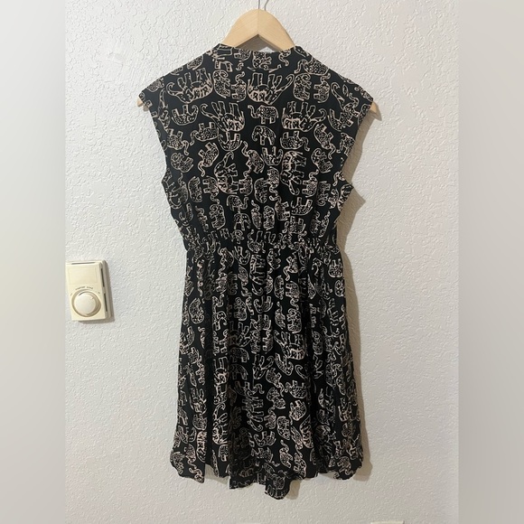 Anthropologie Maeve Elephant Noronha Faux Wrap Size XSmallP - Picture 2 of 12